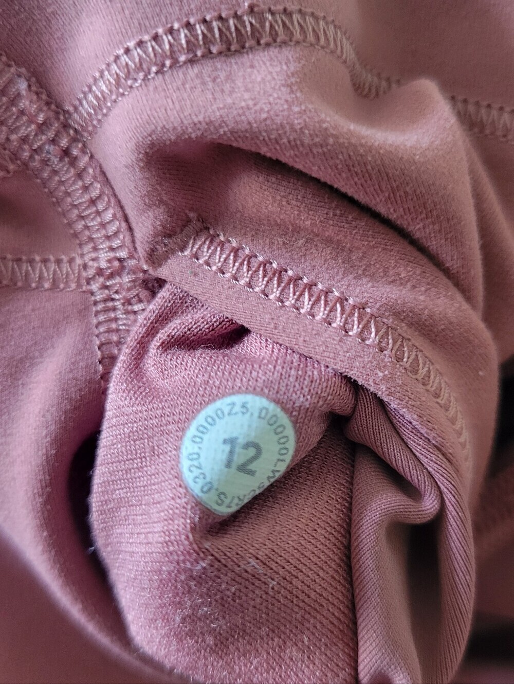 Lululemon Wunder Train High-Rise Tight 25" Brier Rose Pink Leggings Size 12 - Picture 10 of 10